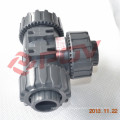 Double union plastic pvc ball valve